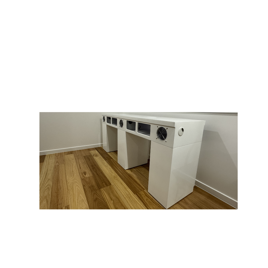 Double Nail Table 2pac paint, manicure table, Nails Table, Professional Nail Table